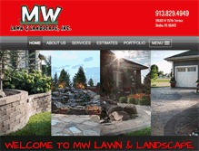 Tablet Screenshot of mwlawn.com